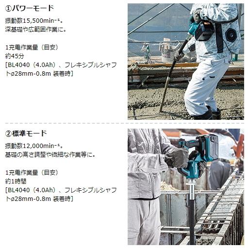 マキタ 充電式 コンクリートバイブレータ VR001GZAS 本体のみ+ マキタ 充電式 コンクリートバイブレータ VR001GZAS 本体のみ+