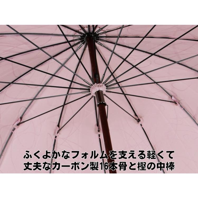 傘 レディース 長傘 前原光榮商店 カーボン 16本骨 雨傘 ライン 傘 レディース 長傘 前原光榮商店 カーボン 16本骨 雨傘 ライン