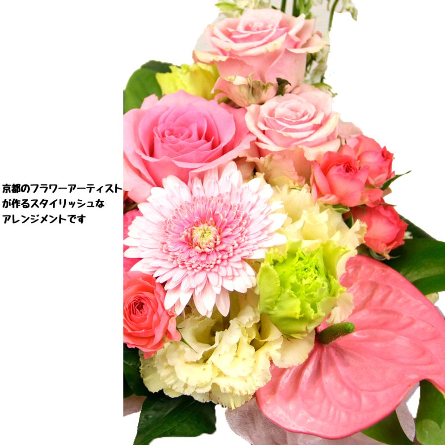 送料無料　季節のお花を使って京都のフラワーアーティストがつくるスタイリッシュなおまかせアレンジメント｜e-kawanami｜02
