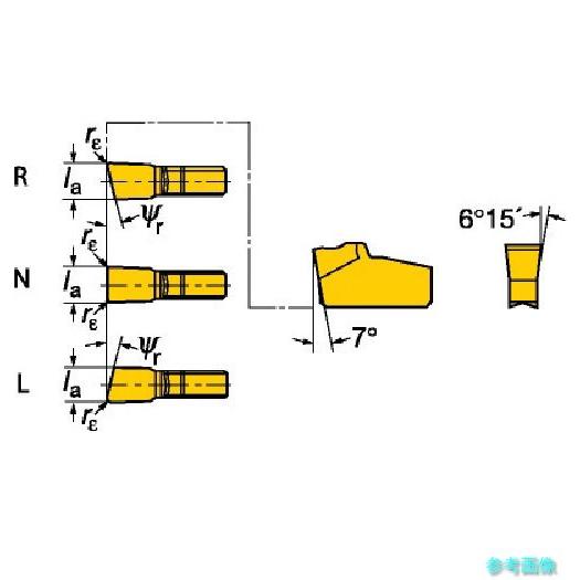 SANDVIK N151.2-300-5E(H13A) T-Max Q-カット 突切り・溝入れチップ(310) H13A 【10個】_1