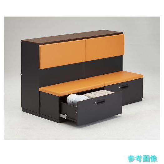メーカー直送(北海道・沖縄・離島は除く) (TRUSCO) TCLA-BK-04 壁面書庫“Calmatio” ラテラル型 下置き用 W900×D450×H340_4