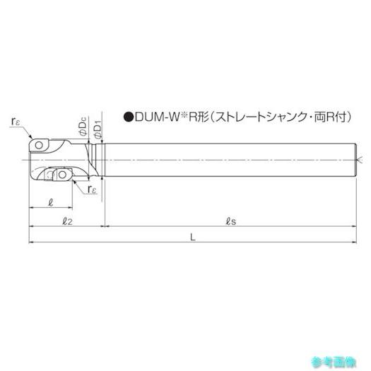 (ダイジェット) DUM-50055S42-W6R アンダーカッター 本体 【1台】_1
