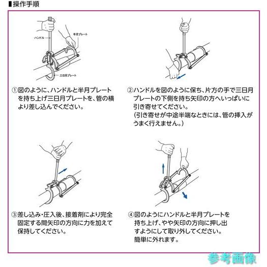 《個人宅配送不可》 スーパー A8 スーパーパイラー(塩ビ管連結工具)適合パイプ呼び寸法:200_4
