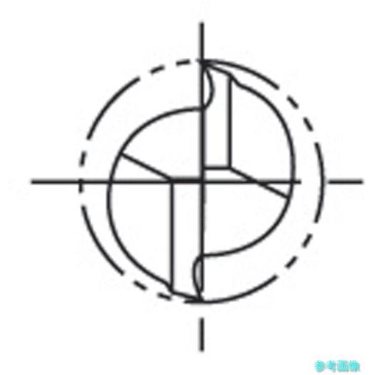 ダイジェット AL-SEES2120 アルミ加工用ソリッドスクエアエンドミル(2枚刃・レギュラー刃長) 12.0mm 【1本】_1