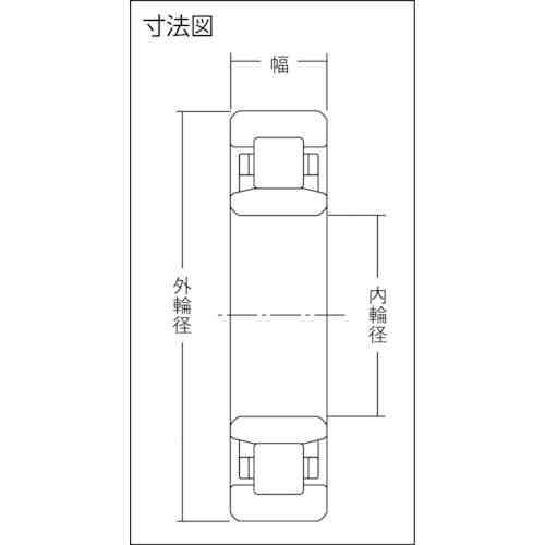 NTN　NU220　シリンドリカル　外輪径180mm　幅34mm　内輪径100mm