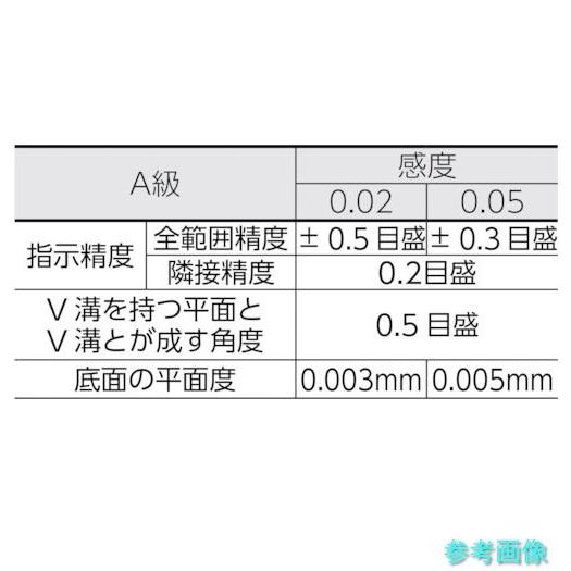 TRUSCO TFL-A2002 平形精密水準器 A級 寸法200 感度0.02の画像