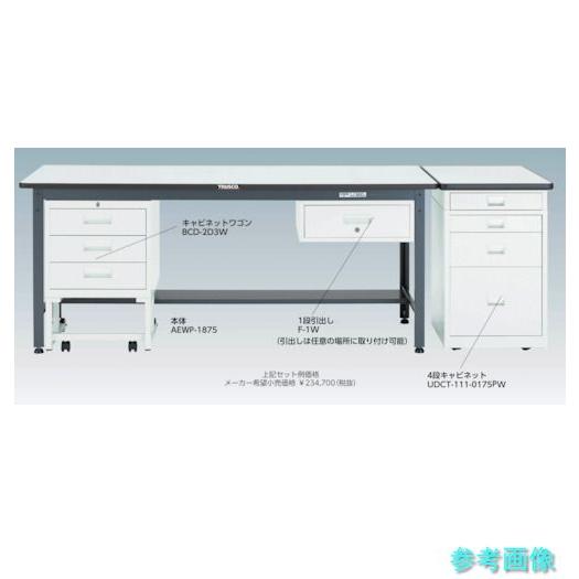メーカー直送(北海道・沖縄・離島は除く) (TRUSCO) AEWR-1575 中荷重作業台(500kg)AEW型 1500X750XH740 基本タイプ ダークグレー色_2