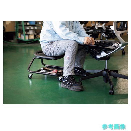 メーカー直送(北海道・沖縄・離島は除く) (TRUSCO) TTC-30B トレー付作業用チェア_1