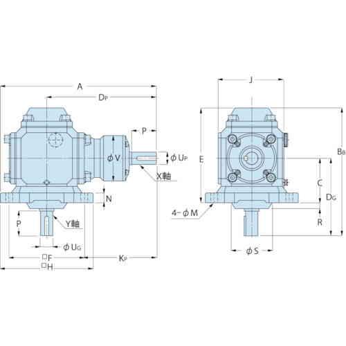 KHK　CBX-401LH　ベベルボックス