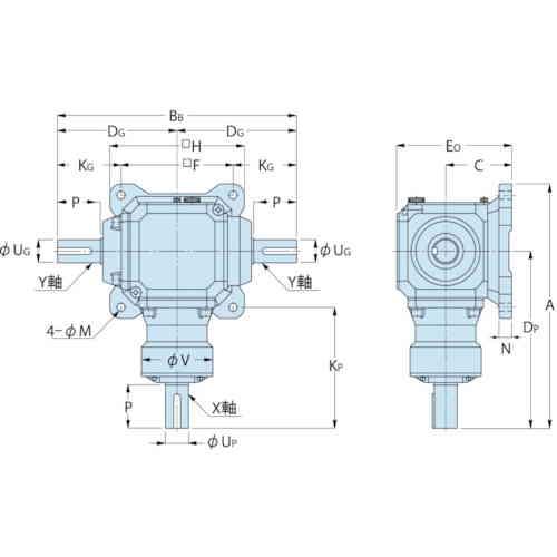 KHK　CBX-401TB　ベベルボックス