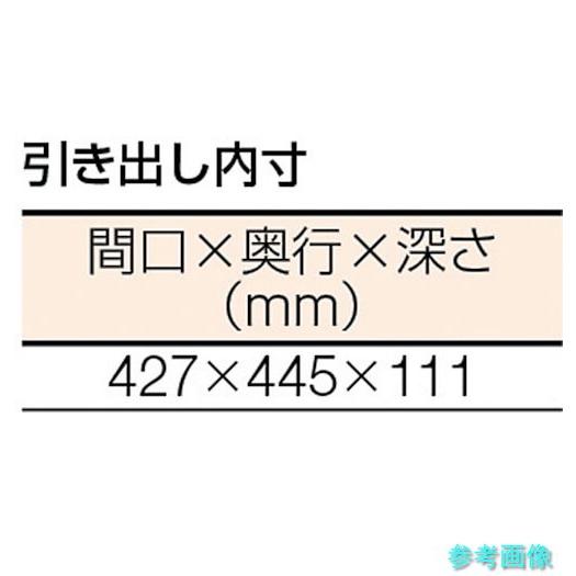 メーカー直送(北海道・沖縄・離島は除く) (TRUSCO) AWMS-1275F1 軽荷重作業台高さ調節式(250kg)AWM型 1200X750XH700~910 1段引出付 ダークグレー色_3