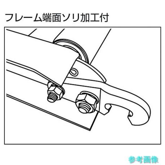 メーカー直送(北海道・沖縄・離島は除く) (TRUSCO) VR-AL3815F-500-100-2000 アルミローラーコンベヤ Φ38 W500XP100XL2000の画像