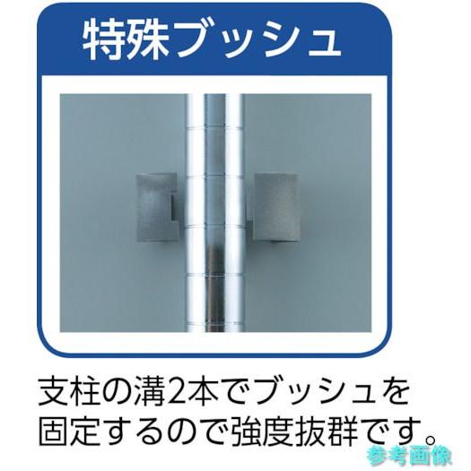 メーカー直送(北海道・沖縄・離島は除く) (TRUSCO) PER-4443-U125-W スチールラック フェニックスラック 1200X450 3段_2