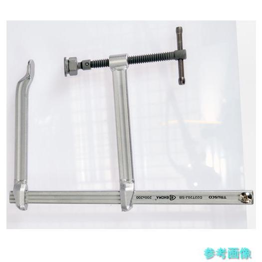 TRUSCO D30T36J F型クランプ深型 口開300mmフトコロ360mm_3