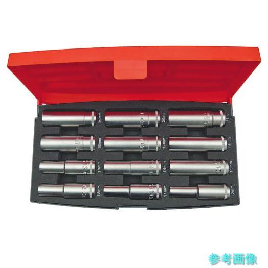 BAHCO S1612L ディープソケットセット(6角) 差込角12.7mm 12点セット