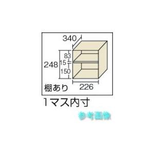 メーカー直送(北海道・沖縄・離島は除く) (TRUSCO) SC-24WM シューズケース 24人用 1050X380XH1700 棚付 窓付_1