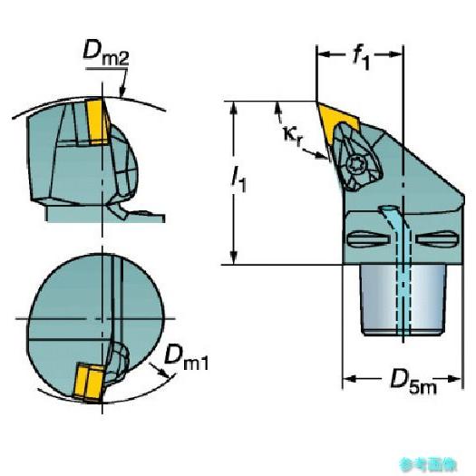 (SANDVIK) C6-DDHNL-45065-1504 コロマントキャプト コロターンRC用カッティングヘッド(410) 【1個】_1