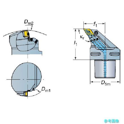(SANDVIK) C8-PDUNL-55080-15HP センサクホルダHP(410) 【1個】_1