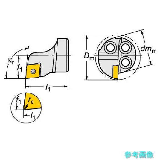 SANDVIK 570-SCLPR-16-06 コロターンSL コロターン111用カッティングヘッド(410) 【1個】_2