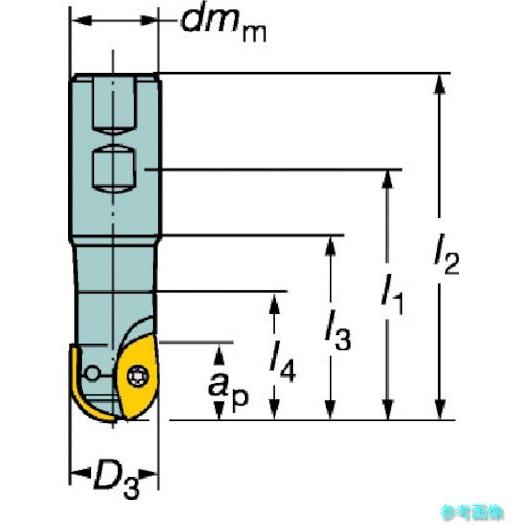 (SANDVIK) R216-32B32-100 コロミル216 ボールエンドミル(440) 【1本】_1