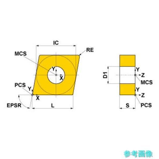三菱 CNMM190624-HV(MC6125) 旋削中切削用インサート MC6125 【10個】_1