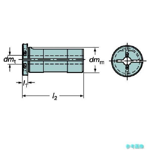 SANDVIK 132L-1605050-B 丸シャンクバイト用イージーフィックススリーブ(480) 【1個】_1