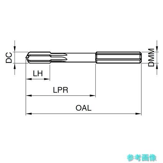 (GUHRING) 1686 11.800 高速加工用リーマ レギュラnanoAコート 11.8mm_1