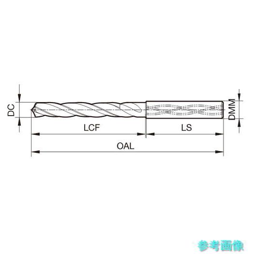 GUHRING) 6589 17.550 3枚刃ドリル 3xD FIREコート 17.55mm 【1本】