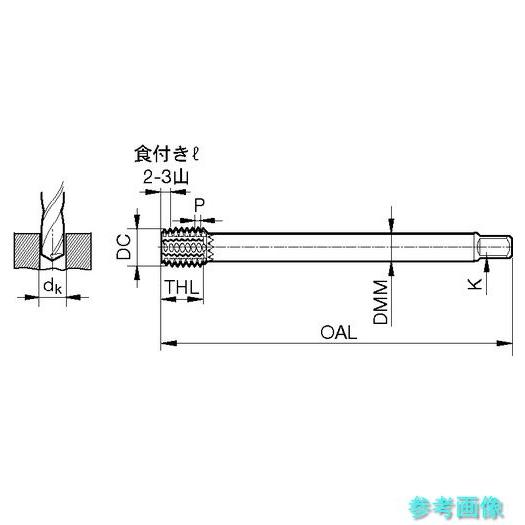 (GUHRING) 4871 24.000 フォーミングタップ メ-トル並目ねじ モジュラタップヘッド M24×3_1