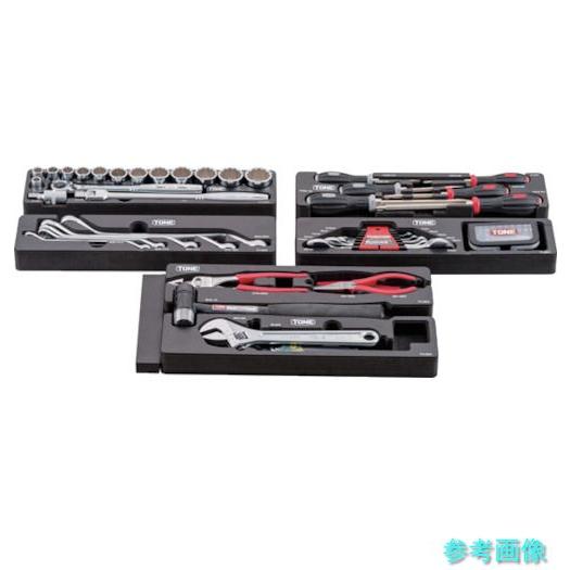 TONE TSST430BK 整備用工具セット ツールセット (ブラック仕様) 間口433×奥行220×高さ240mm_4