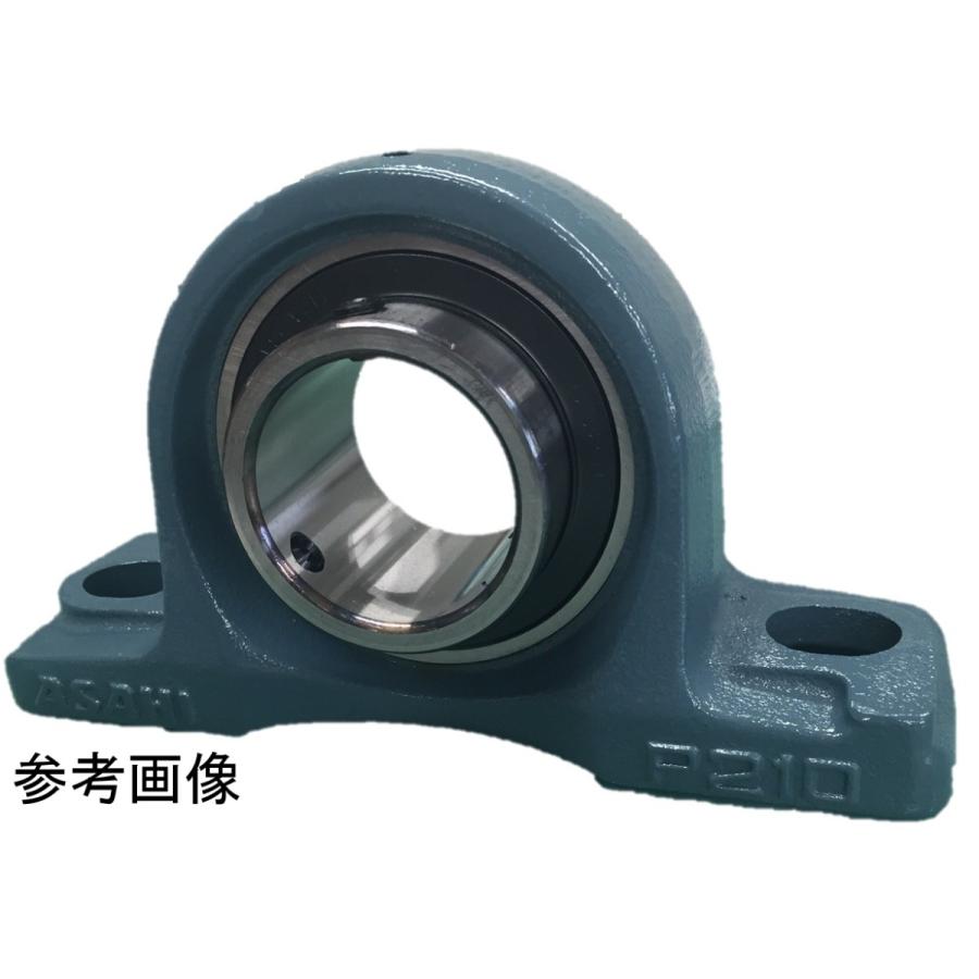ゆぴちぴ 旭精工 CUCP206CE ベアリングユニット 鋳鉄製軸端カバー付