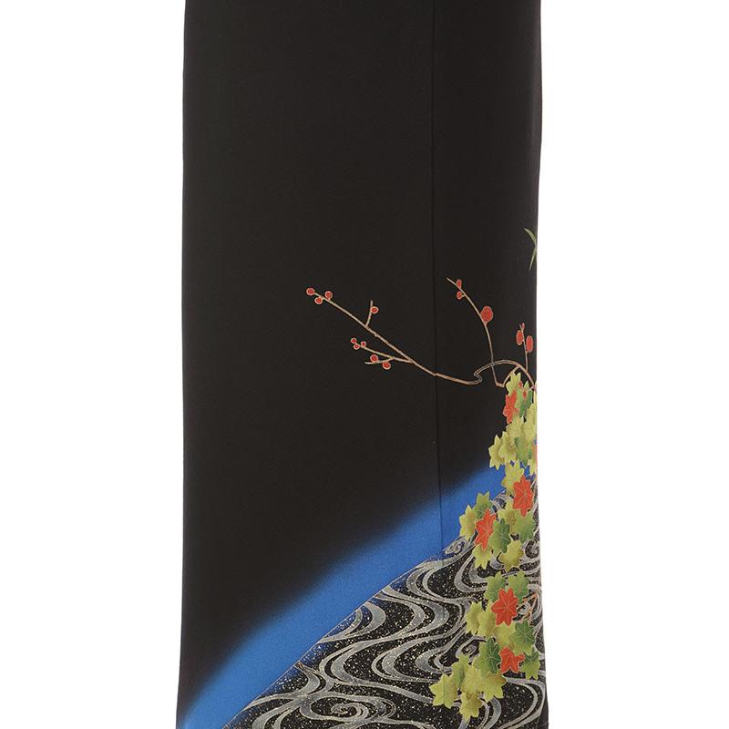 黒留袖|Mサイズ|155〜160cm|7〜13号|正絹|黒留袖フルセット| 黒留袖 MP