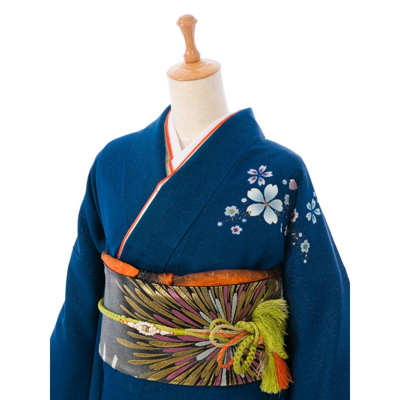 2〜12月】正絹振袖|着物レンタル|153〜165cm|振袖フルセット(青系