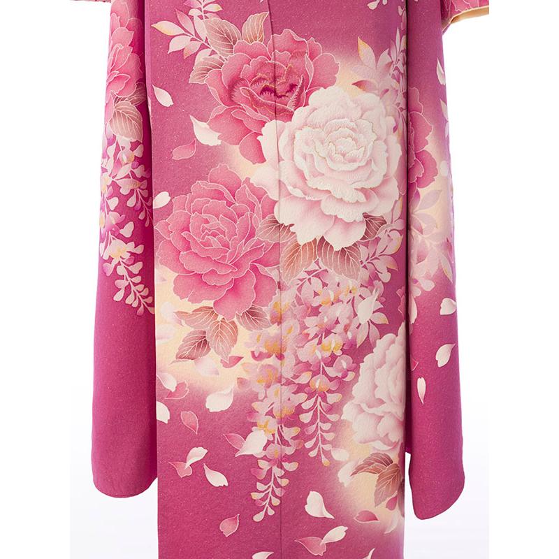 2〜12月】正絹振袖|着物レンタル|145〜160cm|振袖フルセット(ピンク系