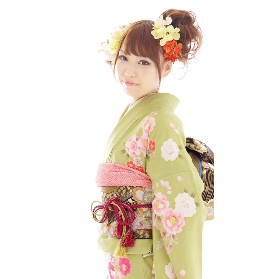 振袖レンタル 1月 6s3 黄緑色地 結婚式 成人式 結納 卒業式 レンタル着物 振袖 貸衣装 フルセット 小物一式つき 振り袖 往復送料無料 新品足袋プレゼント Hac6s3ss E きものレンタル Yahoo 店 通販 Yahoo ショッピング
