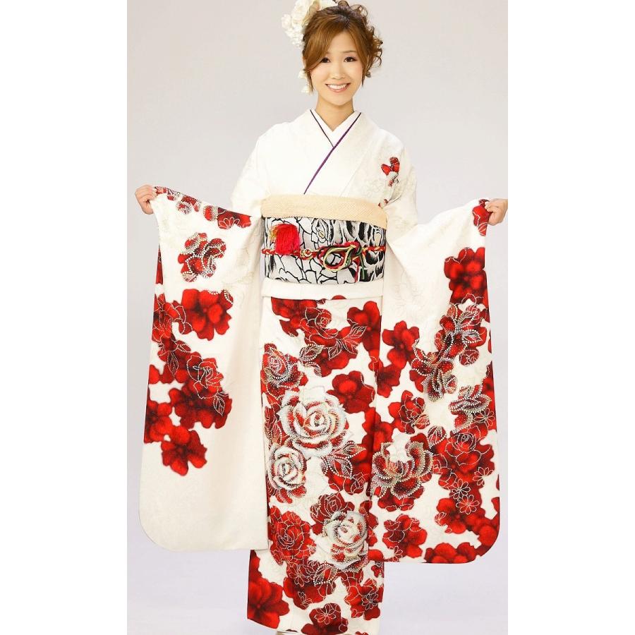 振袖レンタル 2月 12月 6s713 白地 結婚式 成人式 結納 卒業式 レンタル着物 振袖 貸衣装 フルセット 小物一式つき 振り袖 往復送料無料 新品足袋プレゼント Hac6s713fs E きものレンタル Yahoo 店 通販 Yahoo ショッピング