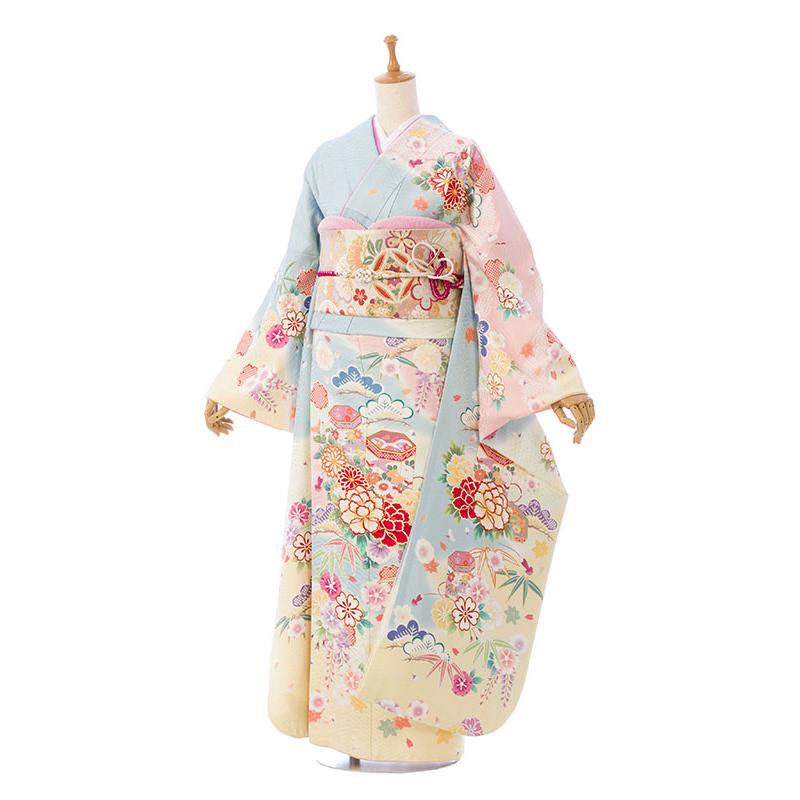 2〜12月】正絹振袖|着物レンタル|160〜170cm|13〜17号|振袖フルセット