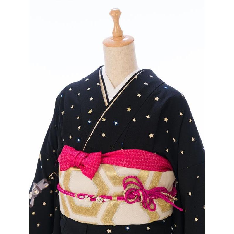 振袖レンタル（2月〜12月）黒地 ツモリチサト 結婚式 成人式 結納 卒業