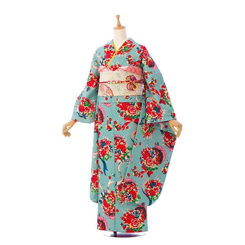 2〜12月】アンティークレトロ振袖|着物レンタル|153〜165cm|振袖フル