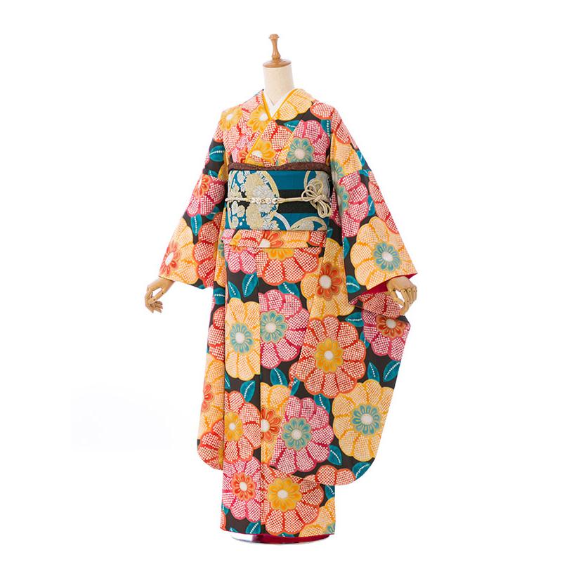 2〜12月】アンティークレトロ振袖|着物レンタル|和風館|153〜165cm