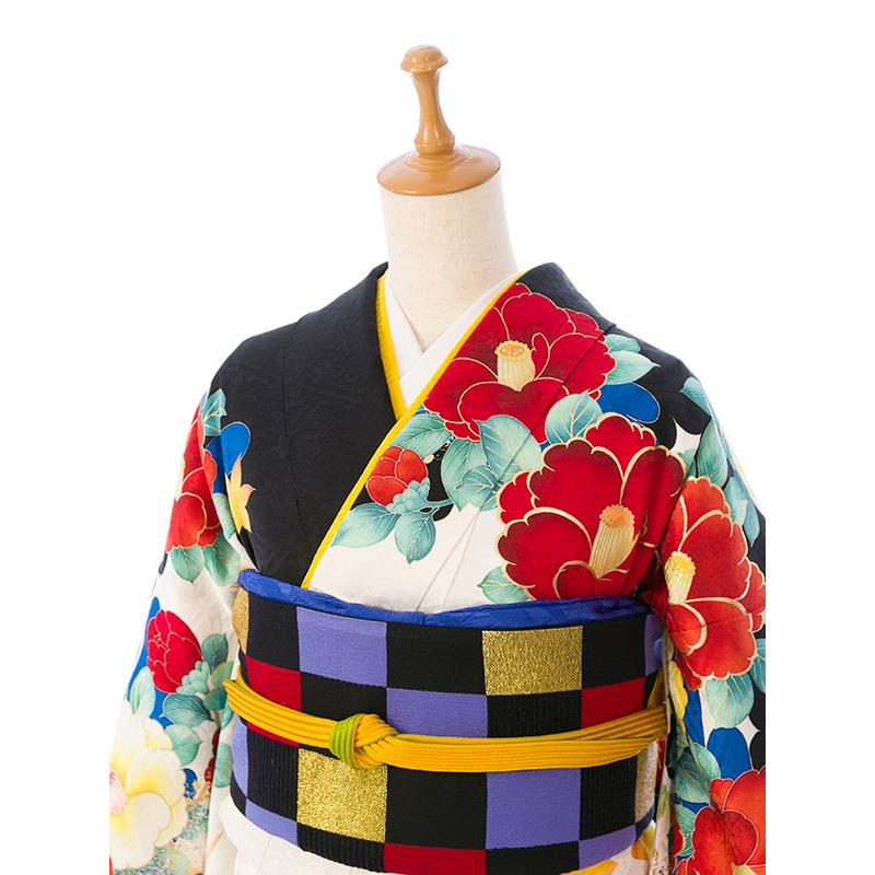 2〜12月】正絹振袖|着物レンタル|145〜155cm|7~9号|振袖フルセット