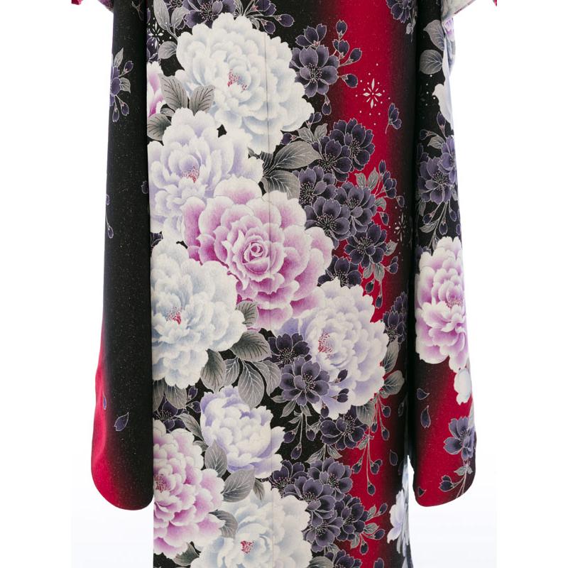2〜12月】正絹振袖|着物レンタル|153〜163cm|振袖フルセット(黒系