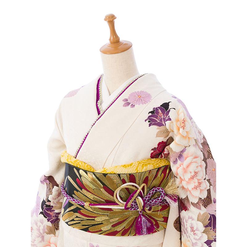 2〜12月】正絹振袖|着物レンタル|155〜166cm|振袖フルセット(白系
