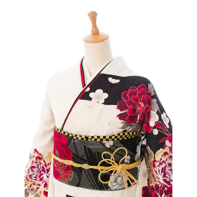 2〜12月】正絹振袖|着物レンタル|153〜165cm|振袖フルセット(白系