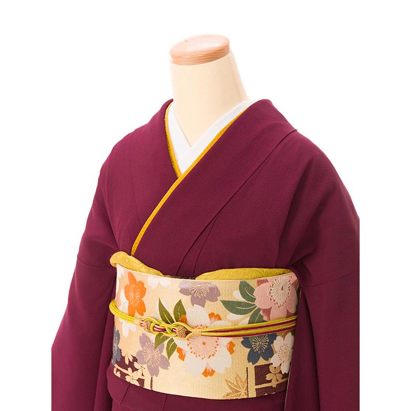 2〜12月】正絹振袖|着物レンタル|145〜155cm|振袖フルセット(赤系 