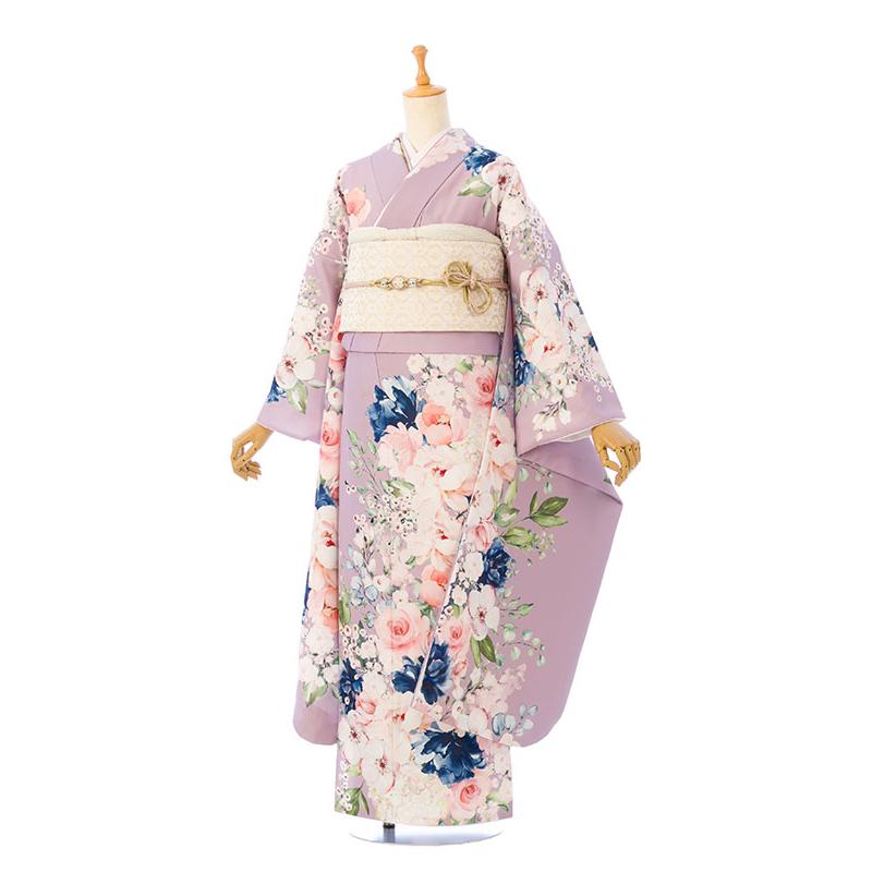 振袖　フルセット 2〜12月】振袖|着物レンタル|155〜164cm|振袖フルセット(ピンク系