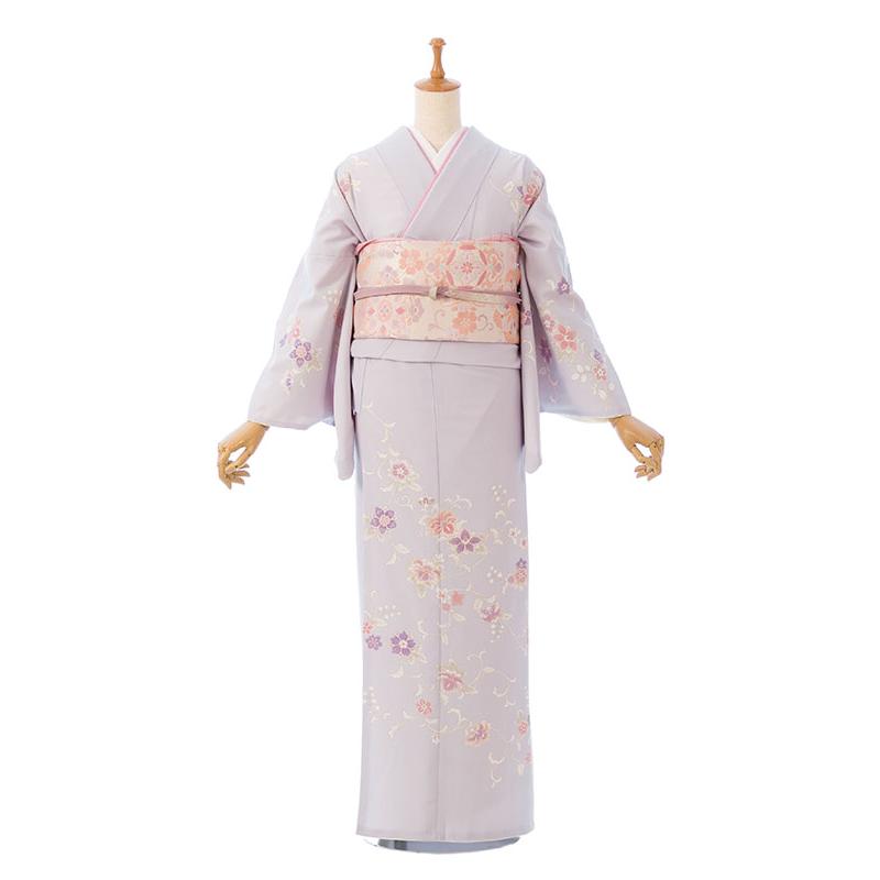 お値打ち訪問着|JAPAN STYLE|153〜160cm|訪問着フルセット(紫系)|訪問