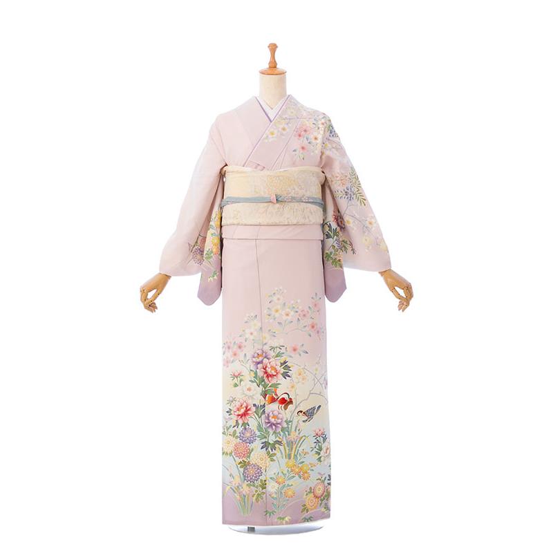 訪問着　新春価格 レンタル着物|訪問着|JAPAN STYLE|153〜163cm|訪問着フルセット(ピンク