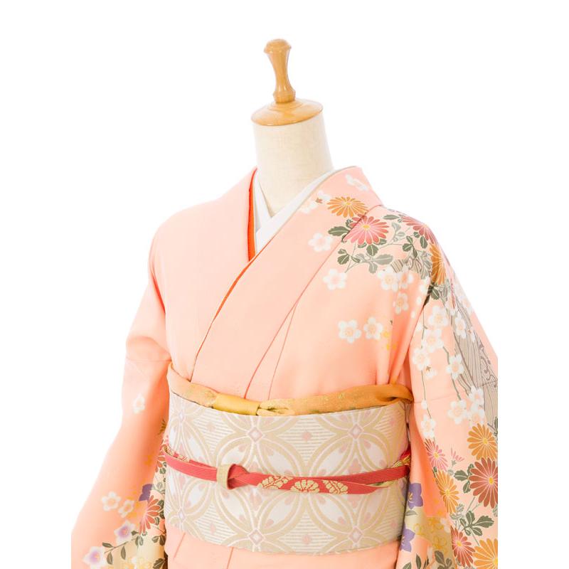 レンタル着物|訪問着|153〜165cm|訪問着フルセット(ピンク系)|訪問着