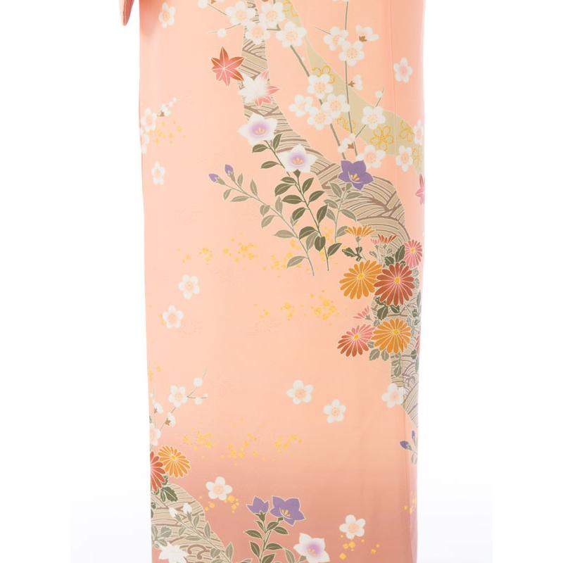 レンタル着物|訪問着|153〜165cm|訪問着フルセット(ピンク系)|訪問着